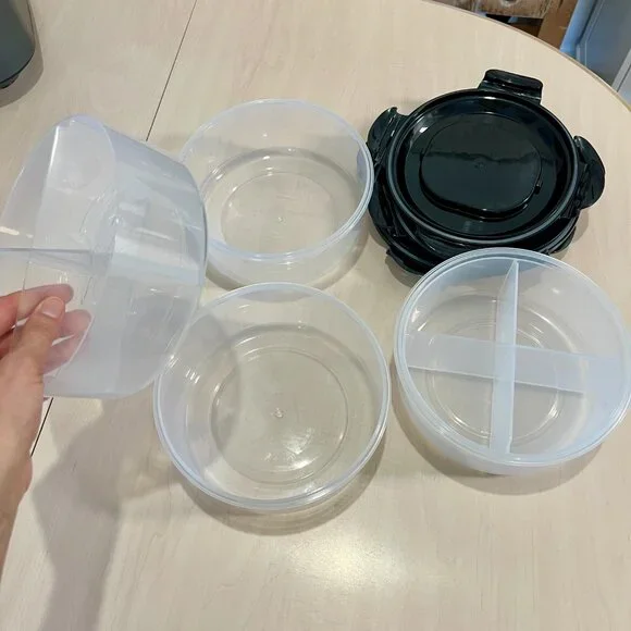Set of 3 lockable food containers - Picture 5 of 5